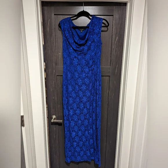 connected apparel | Dresses | Connected Apparel Electric Blue Dress Size P  | Poshmark